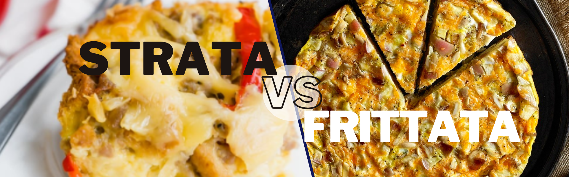 what is difference between strata and frittata