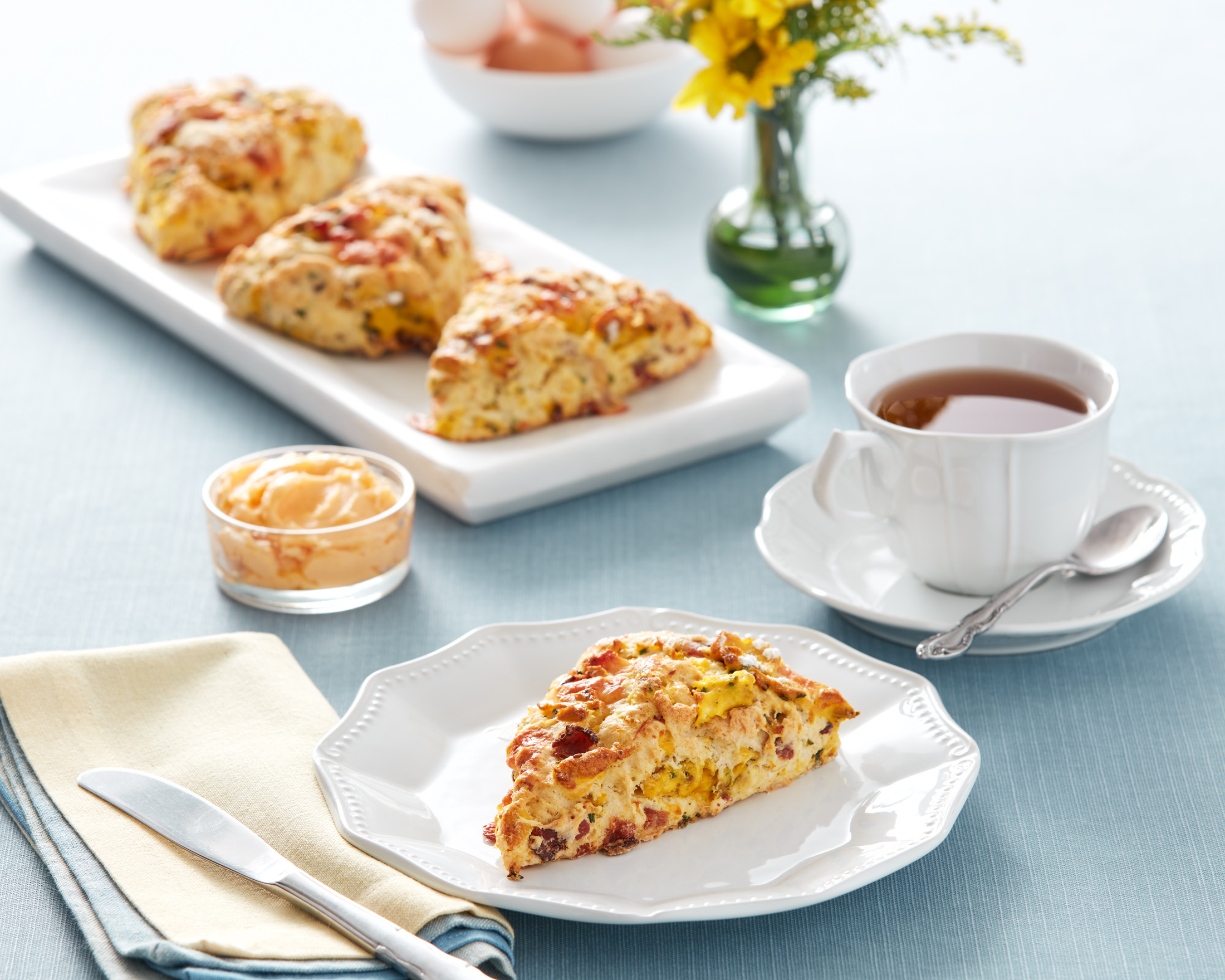 Bacon, Egg and Cheese Scones