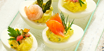 Hard-cooked Devilled eggs